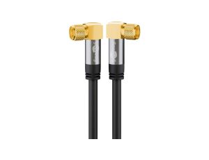 Kabel antenowy SAT (typ 135 dB), poczwórne ekranowanie - Długość kabla 3 m