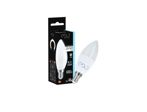 Żarówka BARI LED 6,5W CW świeczka, E14, 6500K, 600lm, 220-240V EDO777664 EDO