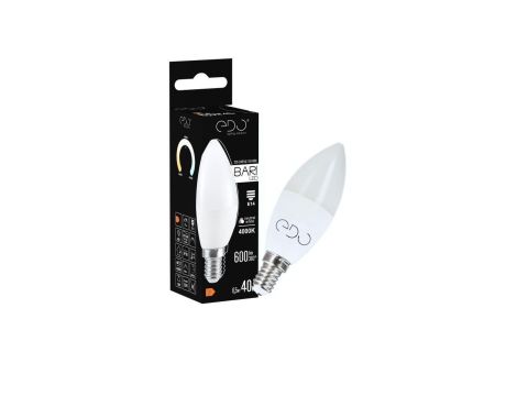 Żarówka BARI LED 6,5W NW świeczka, E14, 4000K, 600lm, 220-240V EDO777663 EDO