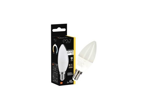 Żarówka BARI LED 6,5W WW świeczka, E14, 3000K, 600lm, 220-240V EDO777662 EDO