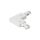 Łącznik L do szyny MEVA PRO L Connector White, biały EDO777515 EDO