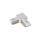 Łącznik kątowy do szyny SEVA L Connector White, biały EDO777419 EDO