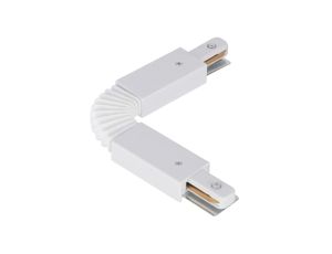 Łącznik elastyczny do szyny, giętki SEVA Flex Connector White biały EDO777425 EDO