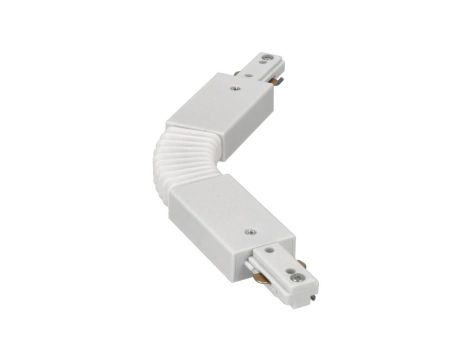 Łącznik elastyczny do szyny, giętki MEVA PRO Flex Connector-A White, biały EDO777518 EDO