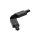 Łącznik elastyczny do szyny, giętki MEVA PRO Flex Connector-A Black, czarny EDO777529 EDO