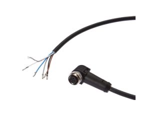 Złącze kablowe M12 żeńskie 5-PIN kątowe wolny koniec przewodu 5x0,34mm PUR fi6mm 60V 90 stC IP67 ekranowany VKA05621