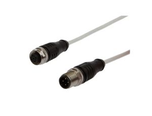 Złącze kablowe M12 żeńskie 4-PINowe proste M12 męskie 4-PINowe proste 4x0,34mm R3,8mm 250V 150stC 2m IP65 VK20HF25