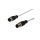 Złącze kablowe M12 żeńskie 4-pinowe proste M12 męskie 4-pinowe proste 4x0,34mm R3,8mm 250V 150stC 2m IP65 VK20HF25