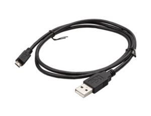 Złącze kablowe wtyk prosty USB-2.0 Micro B 4-PINowe wtyk prosty USB A 4-PINowe 1m PVC VK100U44