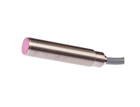 Czujnik indukcyjny M12x1 dł: 56mm zabudowany Sn: 3mm 10-35V DC 150 stC PNP NO kabel 5m IP65 IB120151