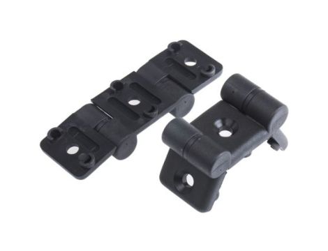 Zawias drzwiowy, typ: Zawias plastikowy, RS Structural System, rozpórka: 40 mm, rowek: 8mm