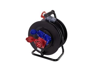 Przedłużacz siłowy na bębnie budowlany OW 5x2,5 16A 5p 20m