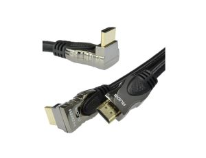 AUDA Prestige Kabel HDMI 2.0 4K Premium High Speed Ultra HD 4K@60 kątowy 270 2m