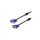 Kabel VGA Akyga AK-AV-01 niebieskie wtyczki 1.8m ver. 15 pin