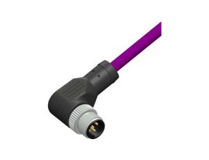Przewód czujnik-siłownik ze złączem Złącze M12 liczba rdzeni 4 długość 2m Rodzaj A Męski