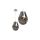 Lampa wisząca sufitowa szklana KIMBERLY CHROME chrom 1x E27 GOLDLUX