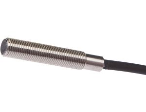 Czujnik indukcyjny M5x0.5 27mm zabudowany Sn 0.8mm 10-30VDC PNP NO kabel 2m PUR IB050104
