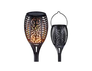 GreenBlue pochodnia solarna lampa ogrodowa LED GB156 realistyczny efekt żywego ognia IP65 GB156