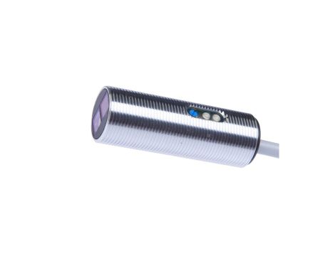 Czujnik optyczny odbiciowy M18x1 dł: 50mm Sn: 10-120mm 10-35V DC NPN NO kabel 3pin 2m PVC IP67 OT181106
