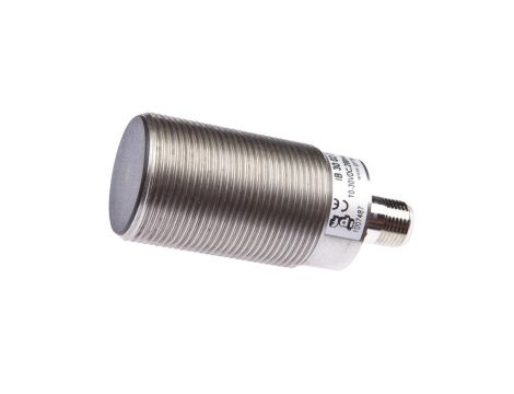 Czujnik indukcyjny M30x1,5 dł 70mm zabudowany Sn: 15mm 10-35VDC PNP NC złącze M12 4 -PINowe IP67 IB300223