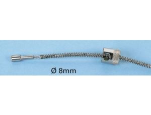 Termopara typ J do +600C 20mm kabel 2.5m, Stal nierdzewna 316 Zgodność z RoHS