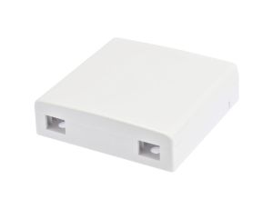 Gniazdo abonenckie światłowodowe FO FTTH na 2 adaptery SC simplex