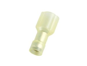 Konektor płaski Męski 0.8 x 6.35mm 12 › 10 AWG, 4 › 6 mm2 długość 26mm Izolacja: Izolowane /100szt./