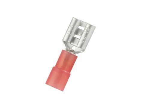 Konektor płaski Żeński 0.8 x 6.35mm 0.5 › 1.5 mm2, 22 › 16 AWG długość 21.5mm Izolacja: Izolowane /100szt./