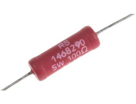 Rezystor 100 5W 5 20ppm/C drutowy RS PRO /5szt./