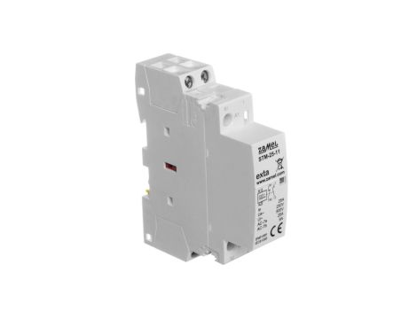 Stycznik modułowy cewka 25A 230V AC 1xNO 1xNC TH35 EXTA ZAMEL