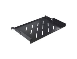 Półka regulowana 19cali 1U głębokość 350mm V RAL9004