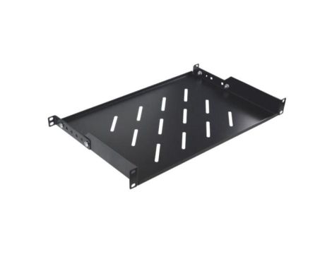 Półka regulowana 19cali 1U głębokość 350mm V RAL9004