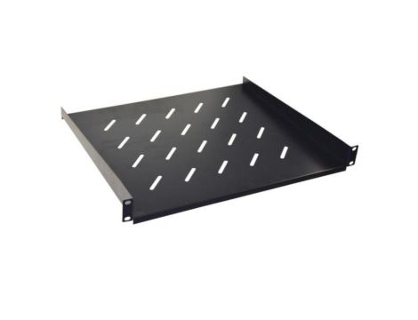 Półka stała 19cali 1U głębokość 400mm V RAL9004