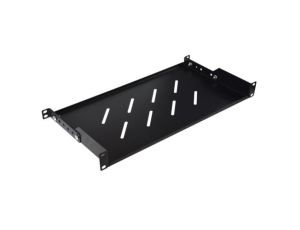 Półka regulowana 19cali 1U głębokość 250mm V RAL9004