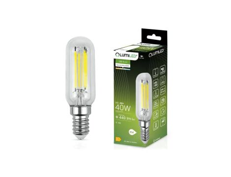 Żarówka LED LODÓWKA E14 T25 4W = 40W 440lm 4000K Neutralna Filament LUMILED