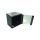 Szafa 19cali wisząca ZETA 12U 600x450 RAL9004 szkło d