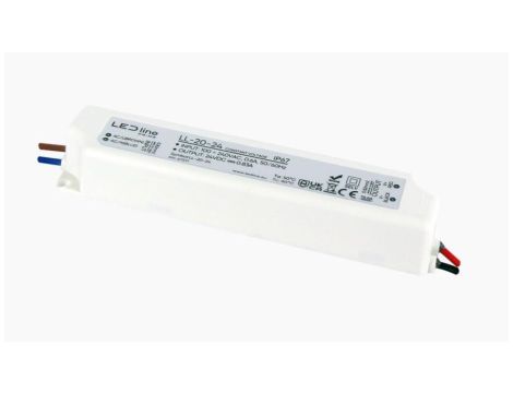 Zasilacz do taśm LED line PRIME 20-24 wodoszczelny IP67 24V 20W 5 lat gwar.