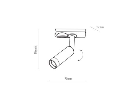 Spot Snow 6 złoty LP-731/6P GD Light Prestige