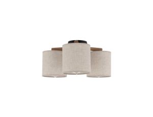 Lampa sufitowa DEVA kolor Czarny / jasne drewno 6865 TK Lighting