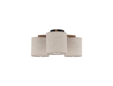 Lampa sufitowa DEVA kolor Czarny / jasne drewno 6865 TK Lighting