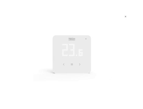 Regulator temperatury bezprzewodowy kolor biały TECH R-8 LED