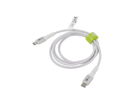 GOOBAY-70193 Kabel USB 2.0 USB C wtyk, z obu stron 1m biały 0,48Gbps 60W