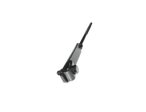 Podpora zwodu do ściany gwint 16cm, czarna
