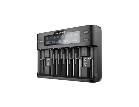 Ładowarka do akumulatorków cylindrycznych Li-ion oraz Ni-MH everActive UC-800