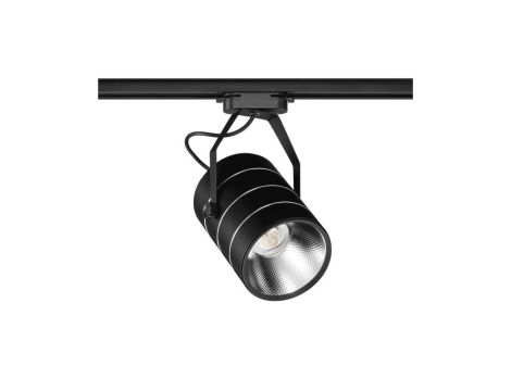 Lampa Szynowa LED 23W 6000K Premium Czarna Jednofazowa