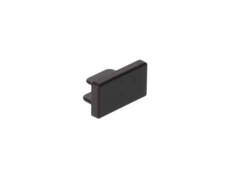 Zaślepka końcówka do szyny SEVA Cap Black, czarna EDO777414 EDO