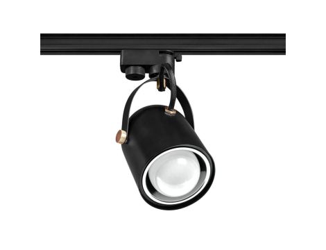 Lampa Szynowa E27 Jednofazowa Czarna Regulowana