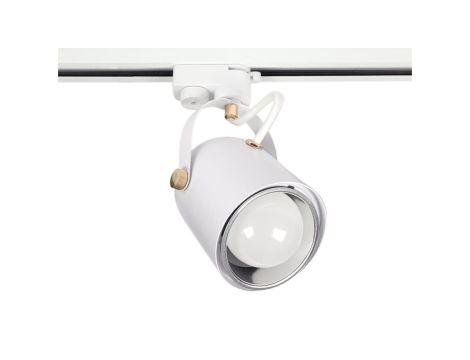 Lampa Szynowa E27 Jednofazowa Biała Regulowana
