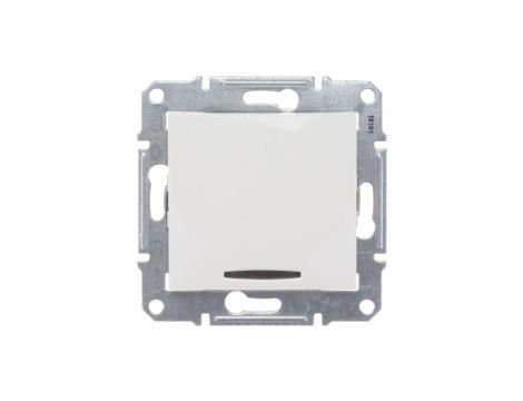 Sedna Łącznik jednobiegunowy 10AX z podświetleniem LED kremowy SDN1400123