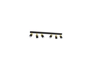 Lampa sufitowa JOKER BLACK/GOLD 6xGU10 MLP6126 Milagro